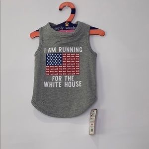 New simply southern puppies flag shirt